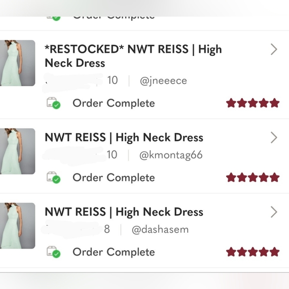 *Bestseller* NWT REISS | Doriana High Neck Dress - Picture 12 of 12